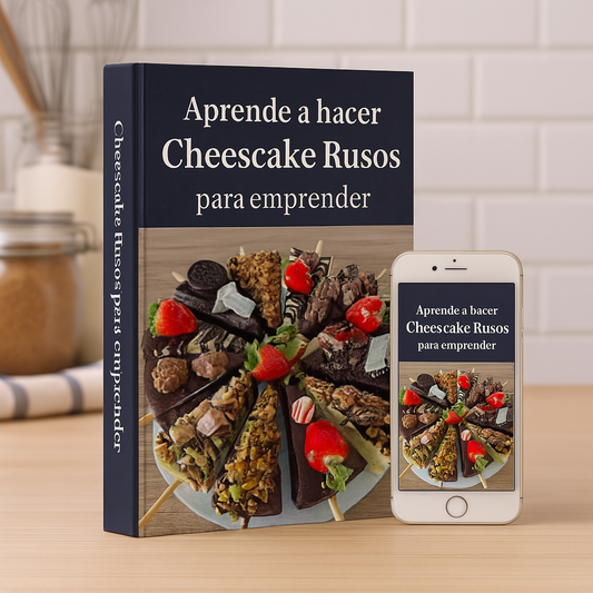 🧁 Cheesecake Rusos 🍡 Descubre cómo hacer cheesecakes en paleta, una tendencia deliciosa y llamativa. 🎯